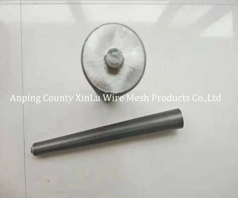 Round 316L Stainless Steel Filter Element 30mm Slot Wedge Wire Pipe Non Magnetic