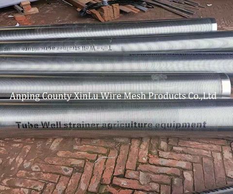 Stainless Steel Wedge Wire Wrap Screen Pipe 9-5/8&quot; Filter Cartridge