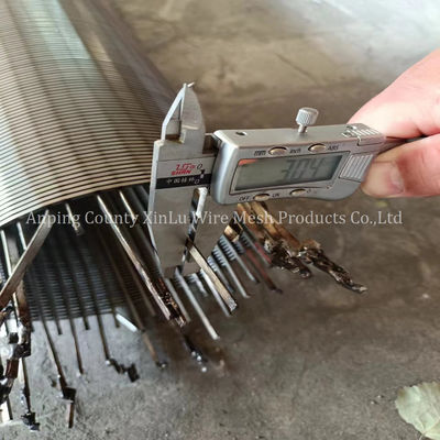 Pressure Vee Wire Wrapped Sand Control Water Well Screen Tubes with Welded Baffle Rings Connection