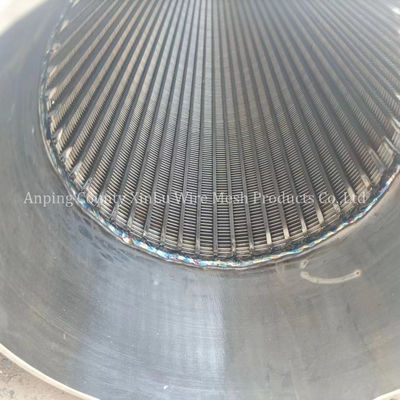 Pressure Vee Wire Wrapped Sand Control Water Well Screen Tubes with Welded Baffle Rings Connection