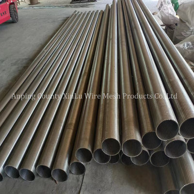 Stainless Steel 201 205 321 304 304L 316 316L Sand Control Wedge Wire Oil Well Screen Tube Strainer Pipe