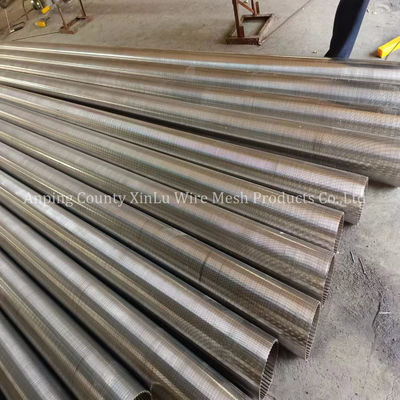 Stainless Steel 201 205 321 304 304L 316 316L Sand Control Wedge Wire Oil Well Screen Tube Strainer Pipe