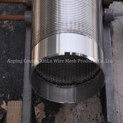14&quot; Water Well Screen Pipe with 2x3mm Q25 Support Wire and 300 PSI Collaspe Pressure