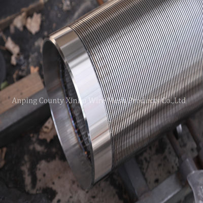 14&quot; Water Well Screen Pipe with 2x3mm Q25 Support Wire and 300 PSI Collaspe Pressure