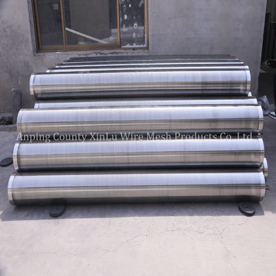 14&quot; Water Well Screen Pipe with 2x3mm Q25 Support Wire and 300 PSI Collaspe Pressure