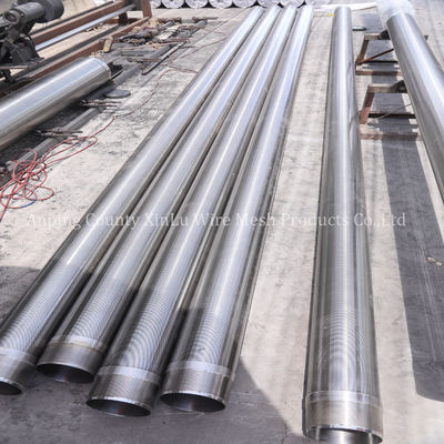 14&quot; Water Well Screen Pipe with 2x3mm Q25 Support Wire and 300 PSI Collaspe Pressure