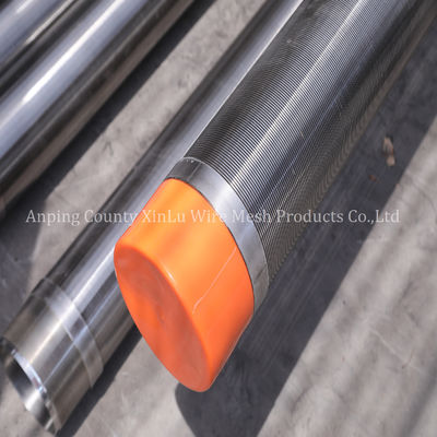 14&quot; Water Well Filter Johnson Screen Pipe with Wrapped Wire 3x6mm Fitting NPT For Groundwater Well Drilling