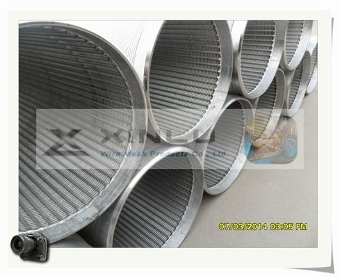 Stainless Steel Deep Water Well Screen Pipe 300mm Diameter Non Magnetic