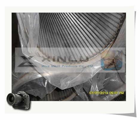 10 Inch Wedge Wire Screen Pipe V Wire SS201 Stainless Steel Slotted Pipe