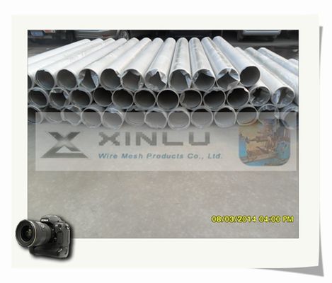 Sand Control Water Well Screen Pipe 5 - 11mm Thickness Anti Corrosion Pipe