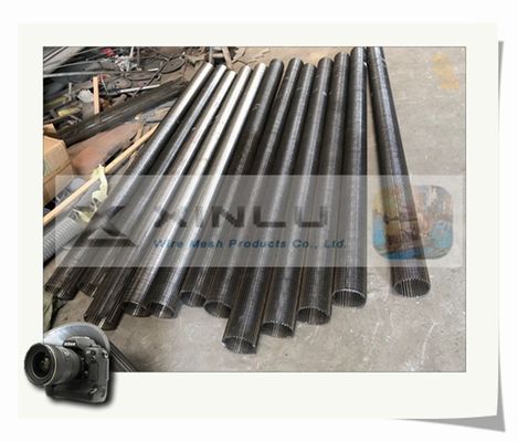 Sand Control Water Well Screen Pipe 5 - 11mm Thickness Anti Corrosion Pipe