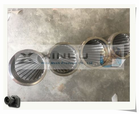 114mm Wedge Wire Screen Pipe All Welded 304 Stainless Steel Pipe Anti Corrosion