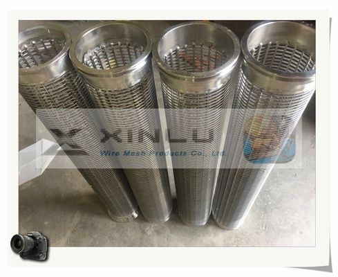 114mm Wedge Wire Screen Pipe All Welded 304 Stainless Steel Pipe Anti Corrosion