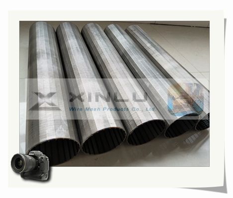 Sand Control Water Well Screen Pipe 5 - 11mm Thickness Anti Corrosion Pipe