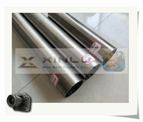 114mm Wedge Wire Screen Pipe All Welded 304 Stainless Steel Pipe Anti Corrosion
