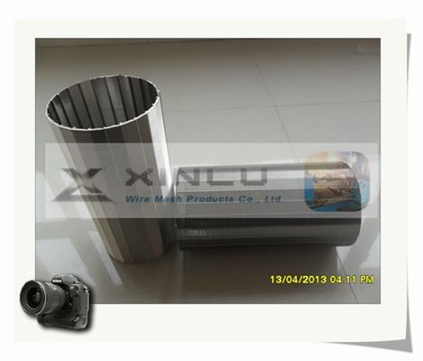 114mm Wedge Wire Screen Pipe All Welded 304 Stainless Steel Pipe Anti Corrosion
