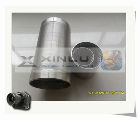Filter Water Well Screen Pipe Wire Wrapped SS304L V Shape Strainer Pipe
