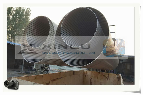 SUS 304 316 316L V Wire Screen Pipe Non Clogged Wedge Wire Screens