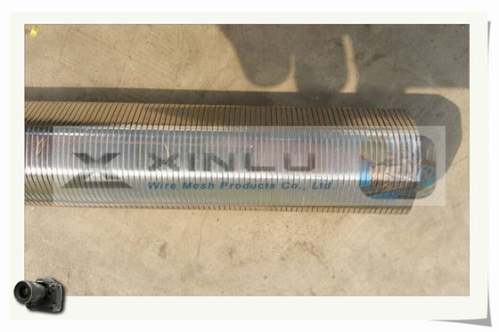 SUS 304 316 316L V Wire Screen Pipe Non Clogged Wedge Wire Screens