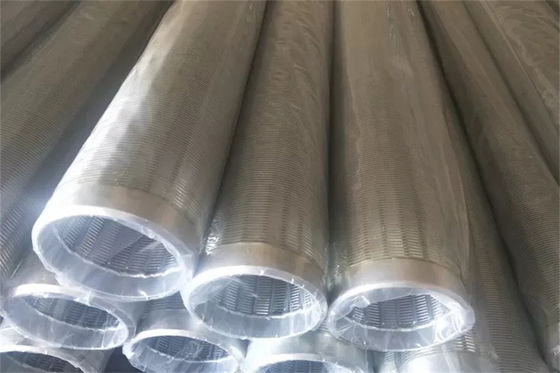 Heat Resistant Wire Wrapped Screens SS304 100mm - 6000mm Length Well Water Supply Pipe