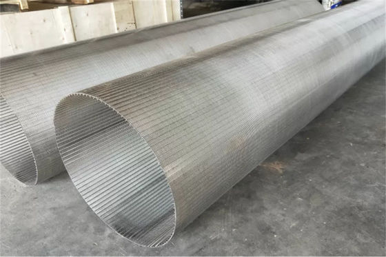 Wire Wrapped Johnson Well Screens SS304 375mm Diameter 2.95m Length