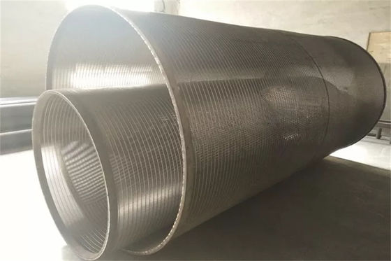 Electropolished Water Filter Screen Elements SS304 No Magnetic V Wire Wrapped