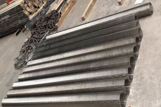 FITO Stainless Steel Duplex Pipe 2205 Tube Wedge Wire Wrapped 2.5m Length