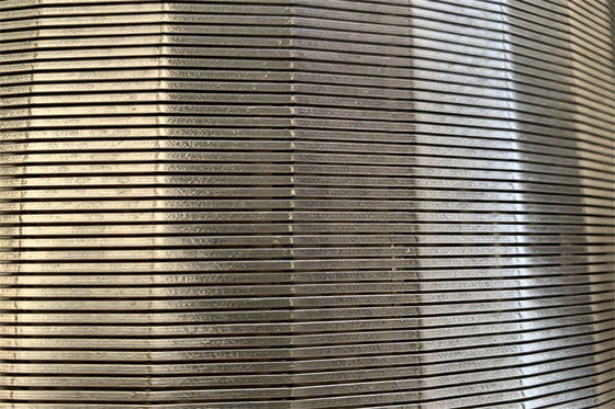 SS304 Wedge Wire Wrapped Screens FITO FOTI Water Filtering Screen