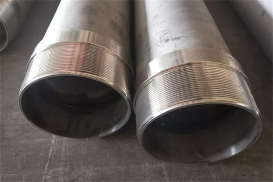Threaded Wire Wrapped Screens Rust Resistant Electropolished Stainless Steel Pipe