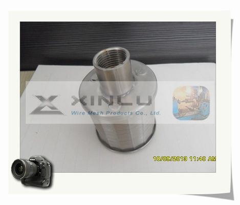 G3/4&quot; Durable Sand Filter Nozzle 0.25mm Slot 316L Water Treatment Filter Nozzle