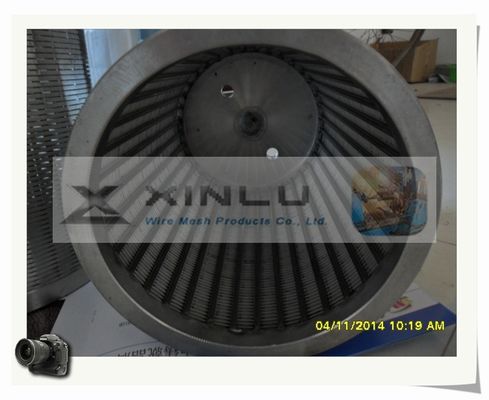 3.3 X 6.5mm Stainless Steel Wedge Wire 0.7mm Slot Cylindrical Strainer Customized