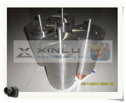 3.3 X 6.5mm Stainless Steel Wedge Wire 0.7mm Slot Cylindrical Strainer Customized