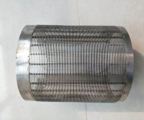 Electropolished Water Filter Screen Elements SS304 No Magnetic V Wire Wrapped