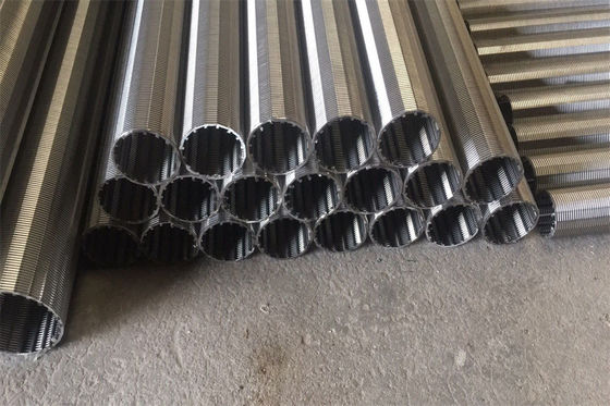 Strong Construction Angular Filter Pipe SS304 Strainer Wedge Wire Screen Tube