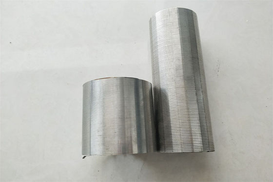 OD 100mm Stainless Steel Filter Screen Wastewater Treatment Wedge Wire Screen