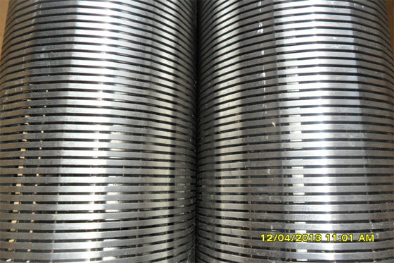 OD 100mm Stainless Steel Filter Screen Wastewater Treatment Wedge Wire Screen