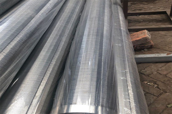 0.1 - 10mm Continuous Slot Screen Anti Corrosion V Wire 304 Stainless Steel Tube