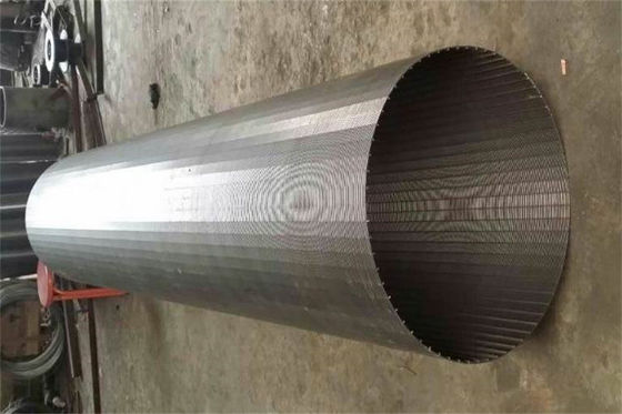 0.1mm Continuous Slot Screen 4m Length AISI 316 Johnson Well Screen