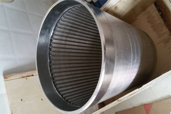 0.1mm Continuous Slot Screen 4m Length AISI 316 Johnson Well Screen