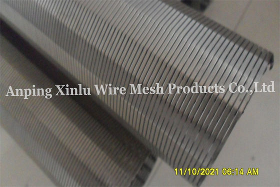 Continuous Slot Filter Screen Tube AISI 316 OD 86mm Gap 0.1mm Johnson Wire Screen