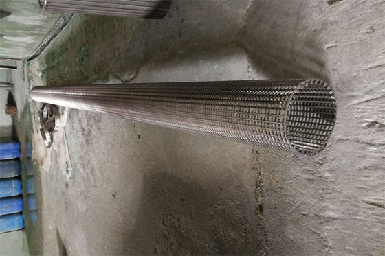 DN 20 - 1000mm Sand Control Screens 2000 Micron V Wire Spiral Welded Steel Pipe