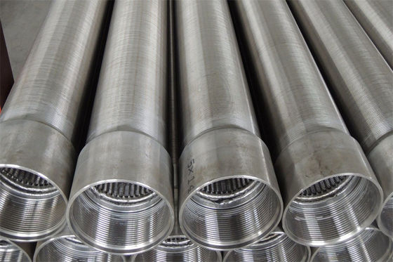 1 - 20 Inch Sand Control Well Screen AISI 304 Water Drilling Pipe Customized