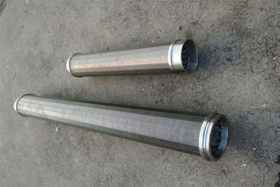 Carbon Steel Sand Control Screens Wire Wrapped Filter Screen 500mm Length