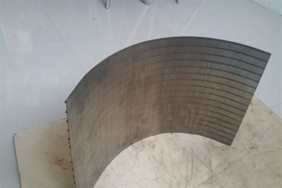 DSM 45° - 120° Wedge Wire Drum Screen Arc Sieving Wire Filter Johnson Wedge Wire Screen