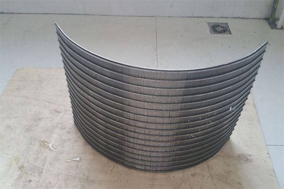 DSM 45° - 120° Wedge Wire Drum Screen Arc Sieving Wire Filter Johnson Wedge Wire Screen