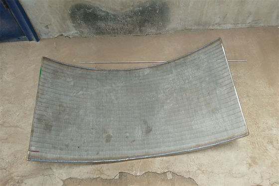 Sturdy Sieve Bend Screen 5-50mm Thickness 3x20mm Frame size Width 2.2-3.0mm wedge wire support wire