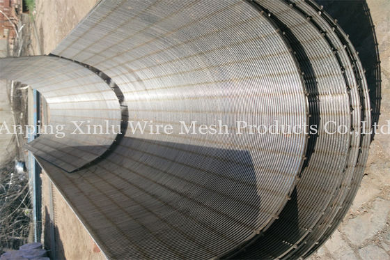 Arc Filter Sieve Bend Screen Wedge Wire 0.6mm Slot For Wastewater Equipment