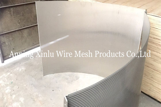 62”x22&quot; Polishing Johnson Typpe V Wrapped Sieve Bend Screen Used in Cassava Processing