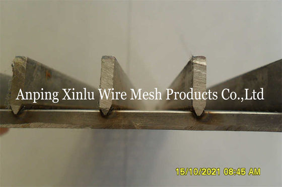 Flat Johnson Wedge Wire Continuous Slot Screen Panel for washing coal filter
