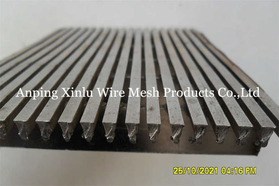 Static V Wire Screens SS 304 316L Wedge Wire Wire Welded Panels